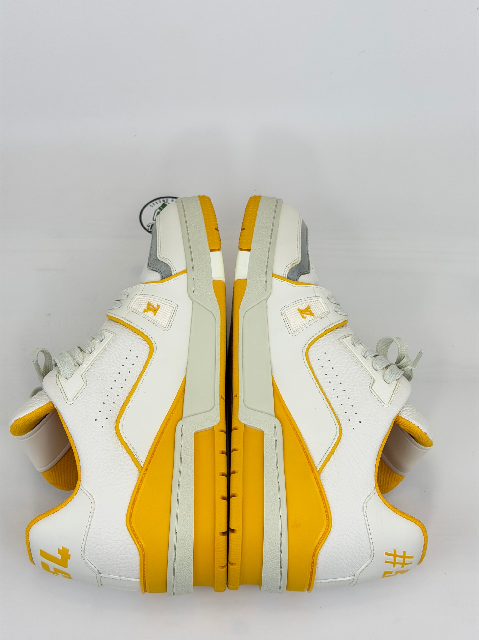 Louis Vuitton Trainer Size 8.5=42.5veste 43 bianca e gialla