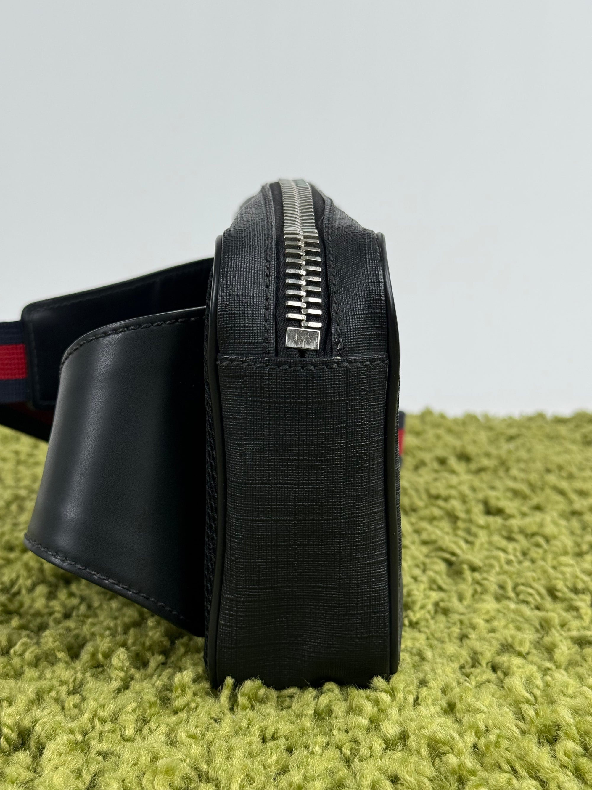 Marsupio soft supreme web strap Gucci Nero