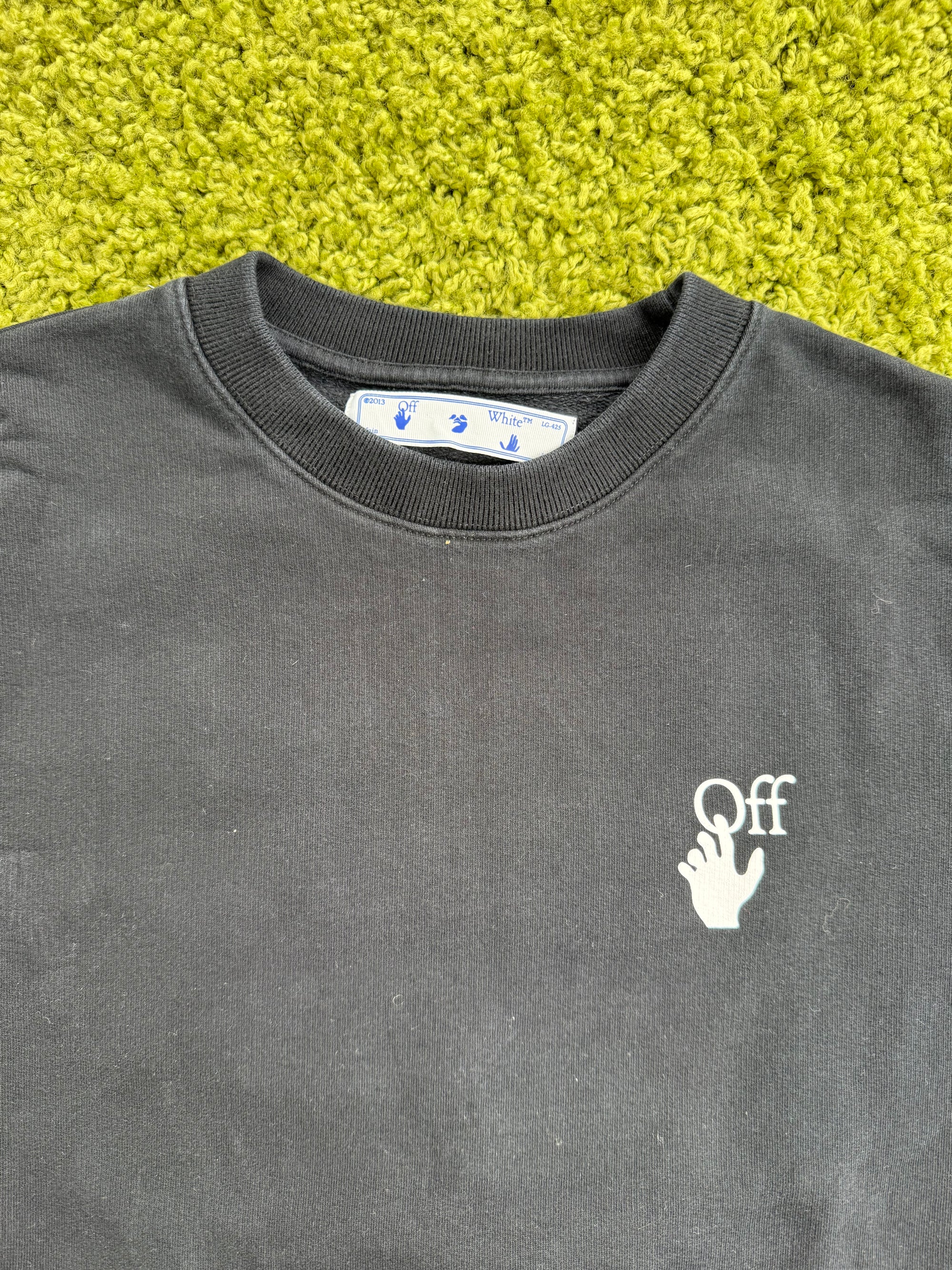 Felpa Off White Nera M