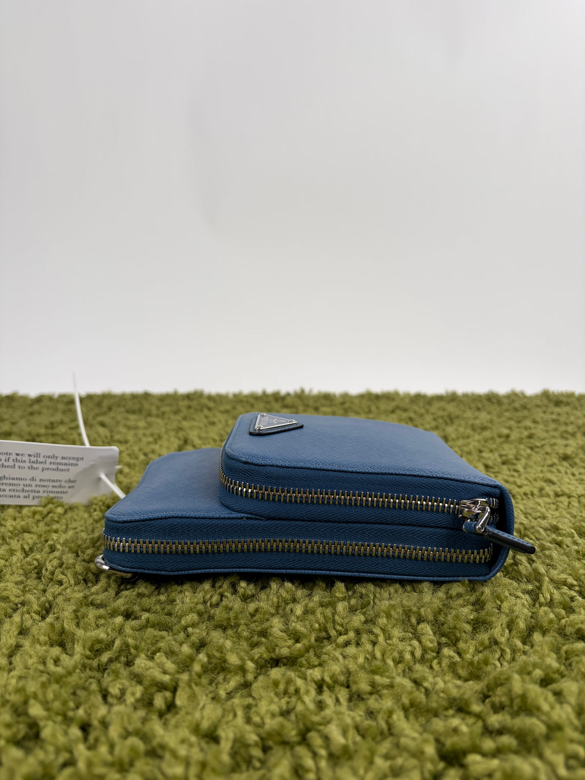 Borsa a tracolla Prada Smartphone Case Blu