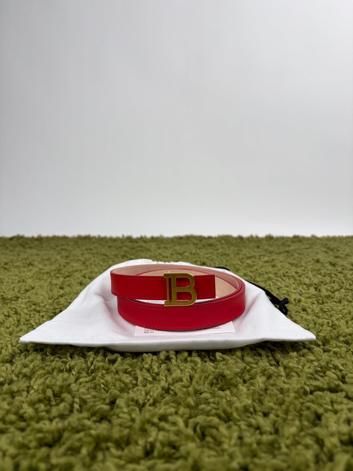 Cintura Balmain B Rossa 85 101cm - Second Hand Di Fiore