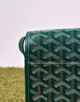Borsa Goyard Belvedere PM in tela Goyardine Verde