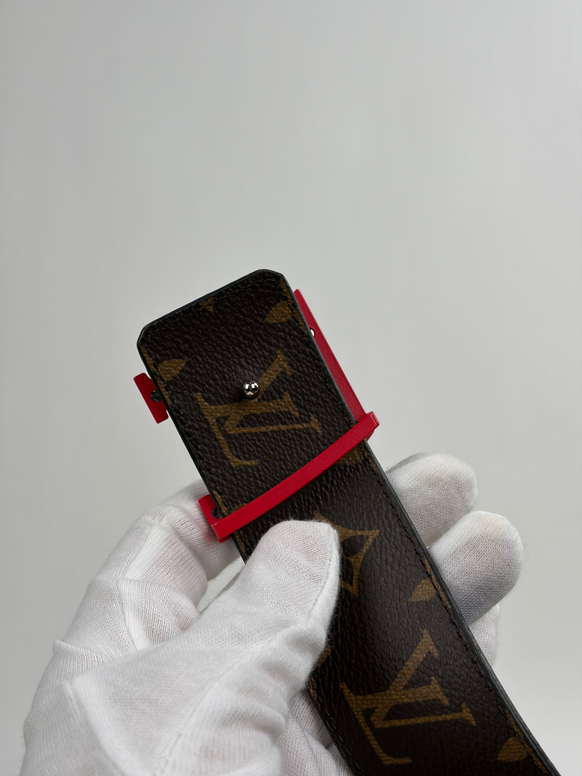 Cintura Louis Vuitton X NBA Blu Marrone 95/38 110cm