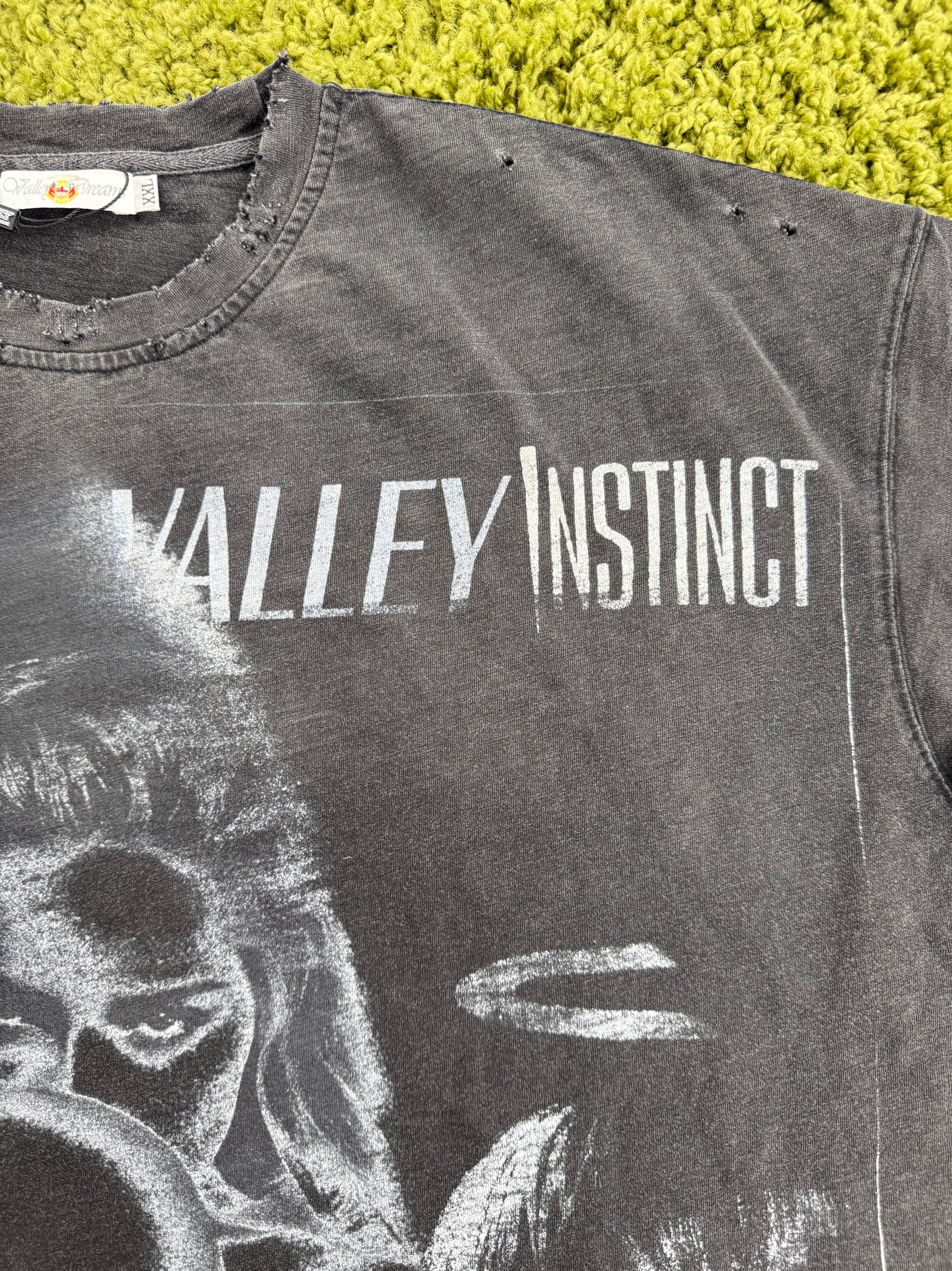 T-Shirt Distressed Valley Dreams Nera XXL
