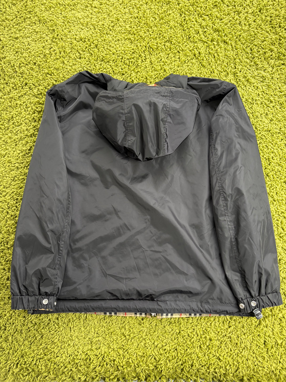 Giacca a Vendo Burberry Reversibile Vintage Check Marrone Nera L