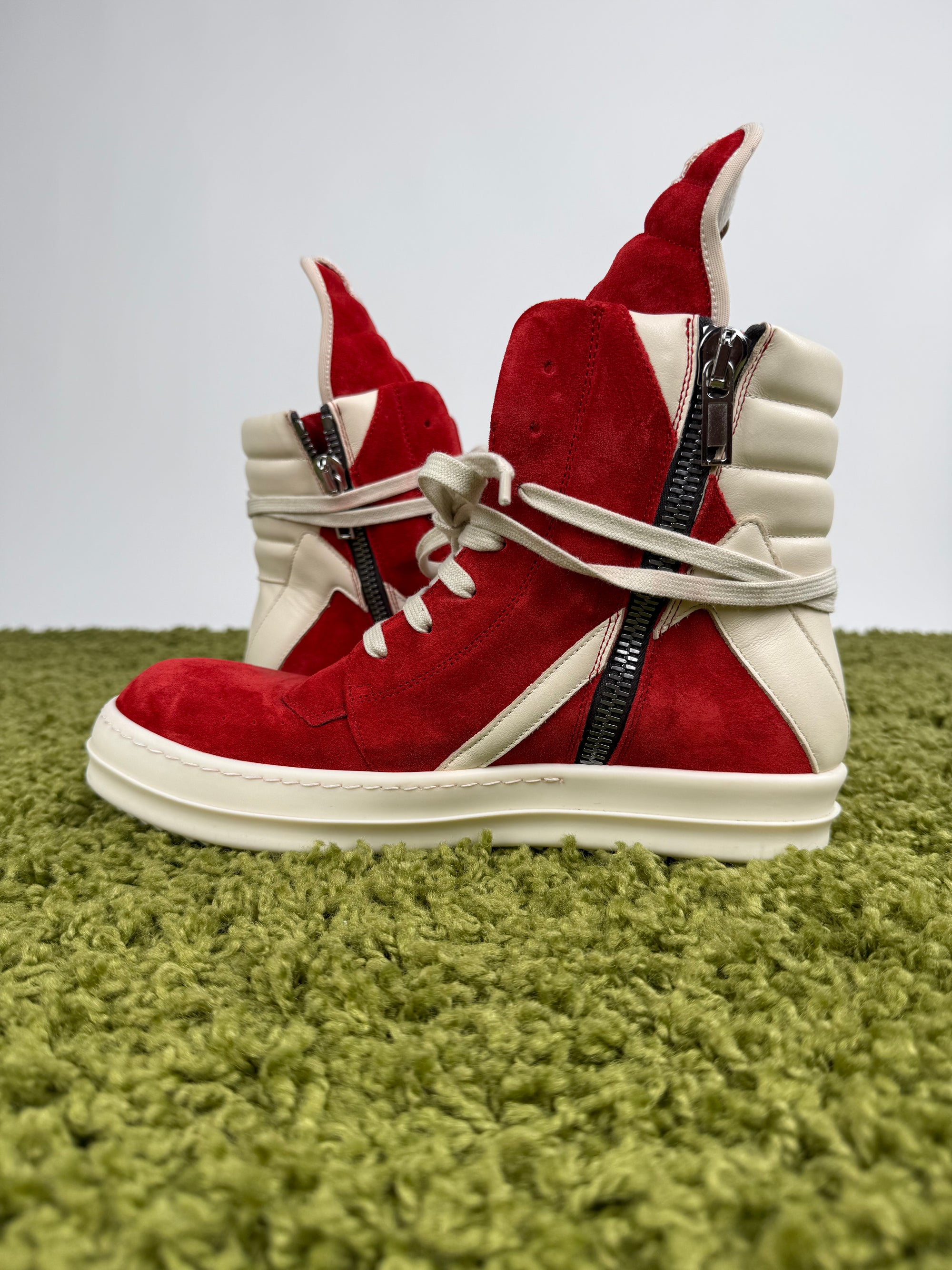 Rick Owens Geobasket DRKSHDW Rosso 44