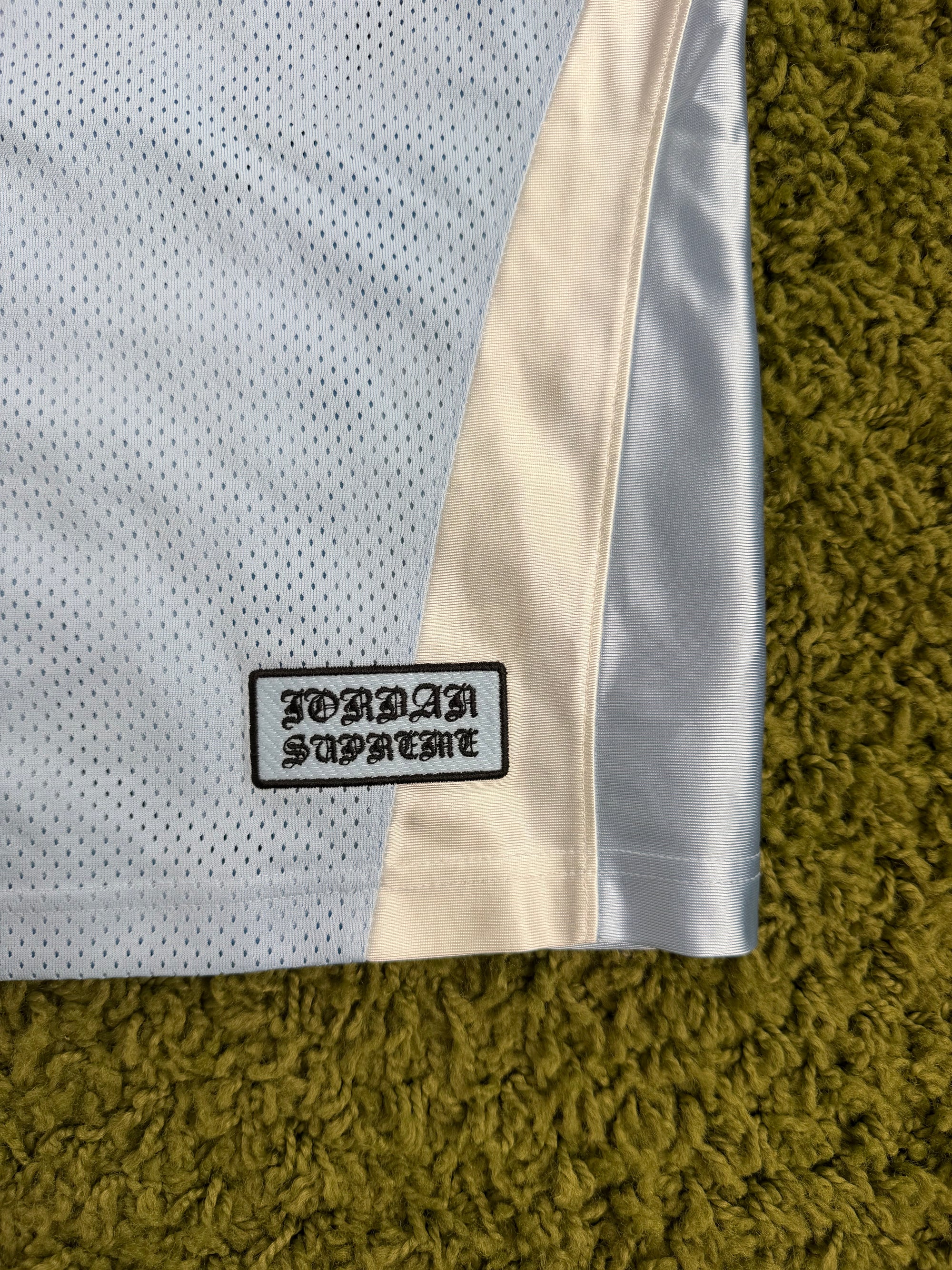 Completo Supreme X Jordan Azzurro Jersey M Pantaloncino M