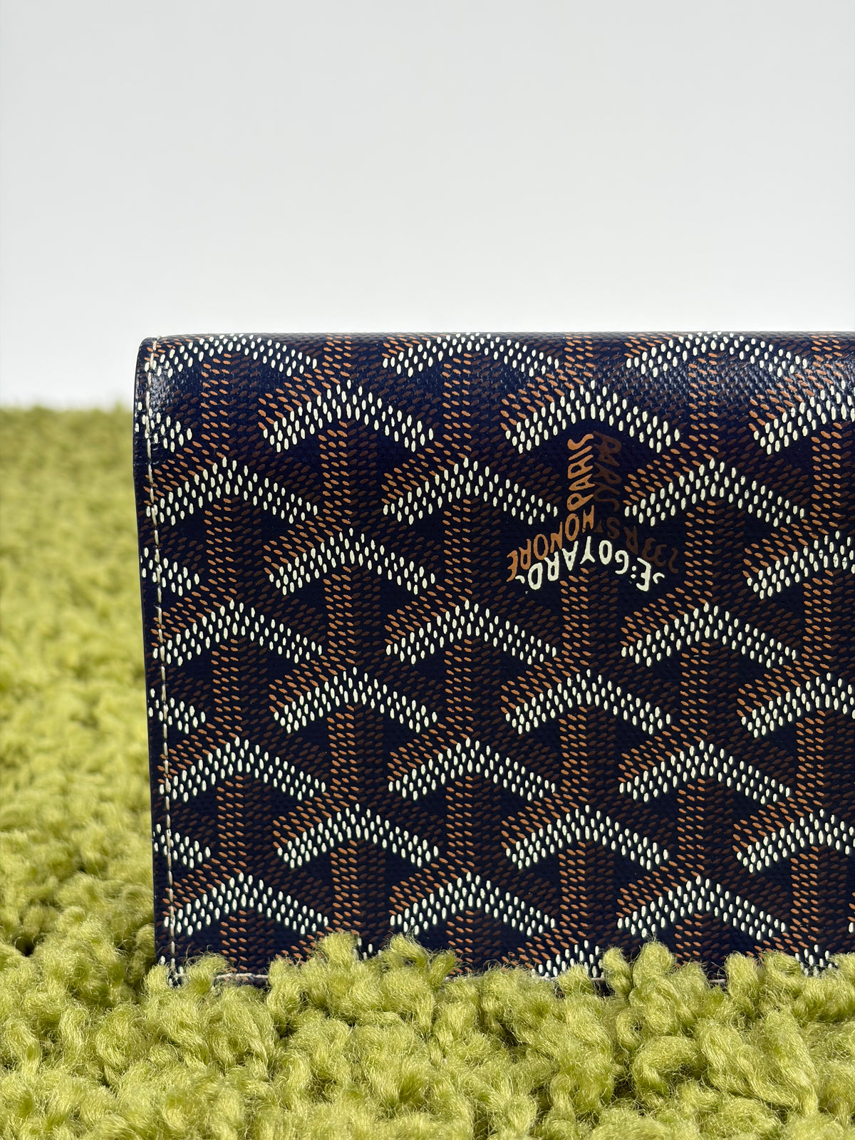Portafoglio Goyard Richelieu in tela Goyardine Nero