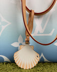 Borsa Louis Vuitton OnTheGo azzurra bianca e gialla