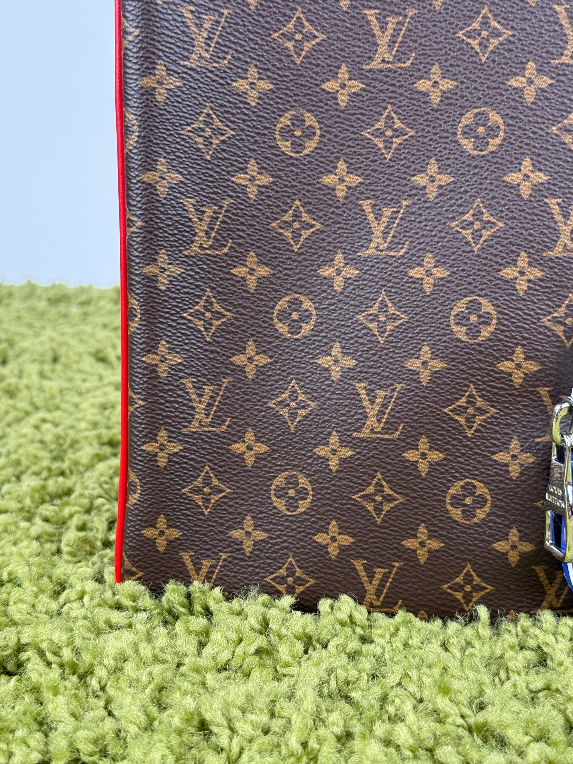 Pochette A4 multi tasca Louis Vuitton Marrone Multicolor