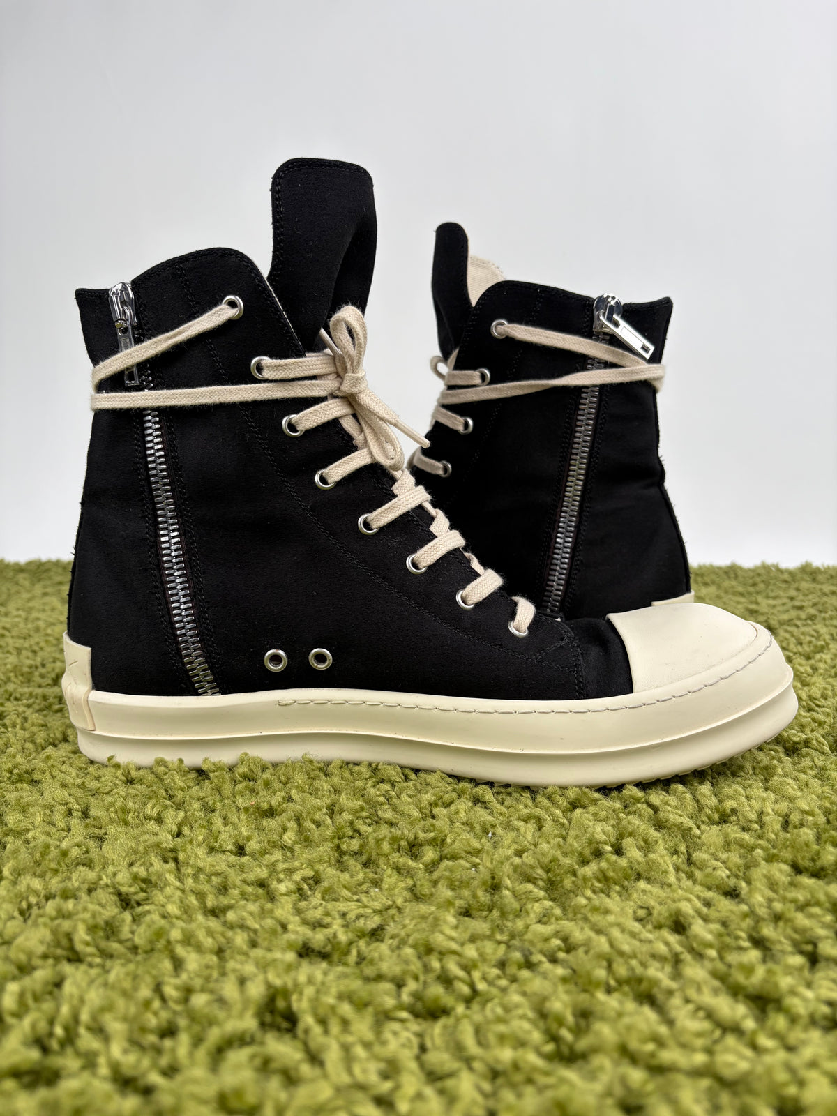 Rick Owens Ramones High DRKSHDW 44 Nera