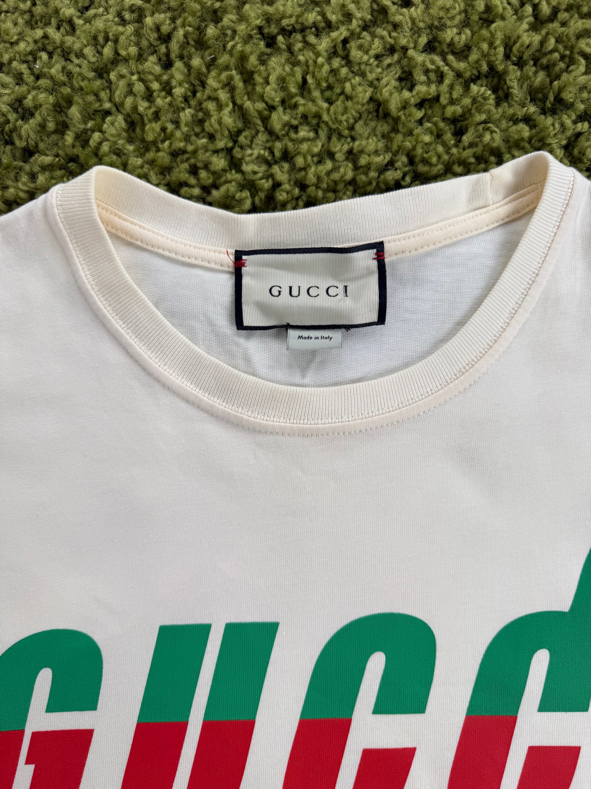 T-Shirt Gucci Blade Panna XXL