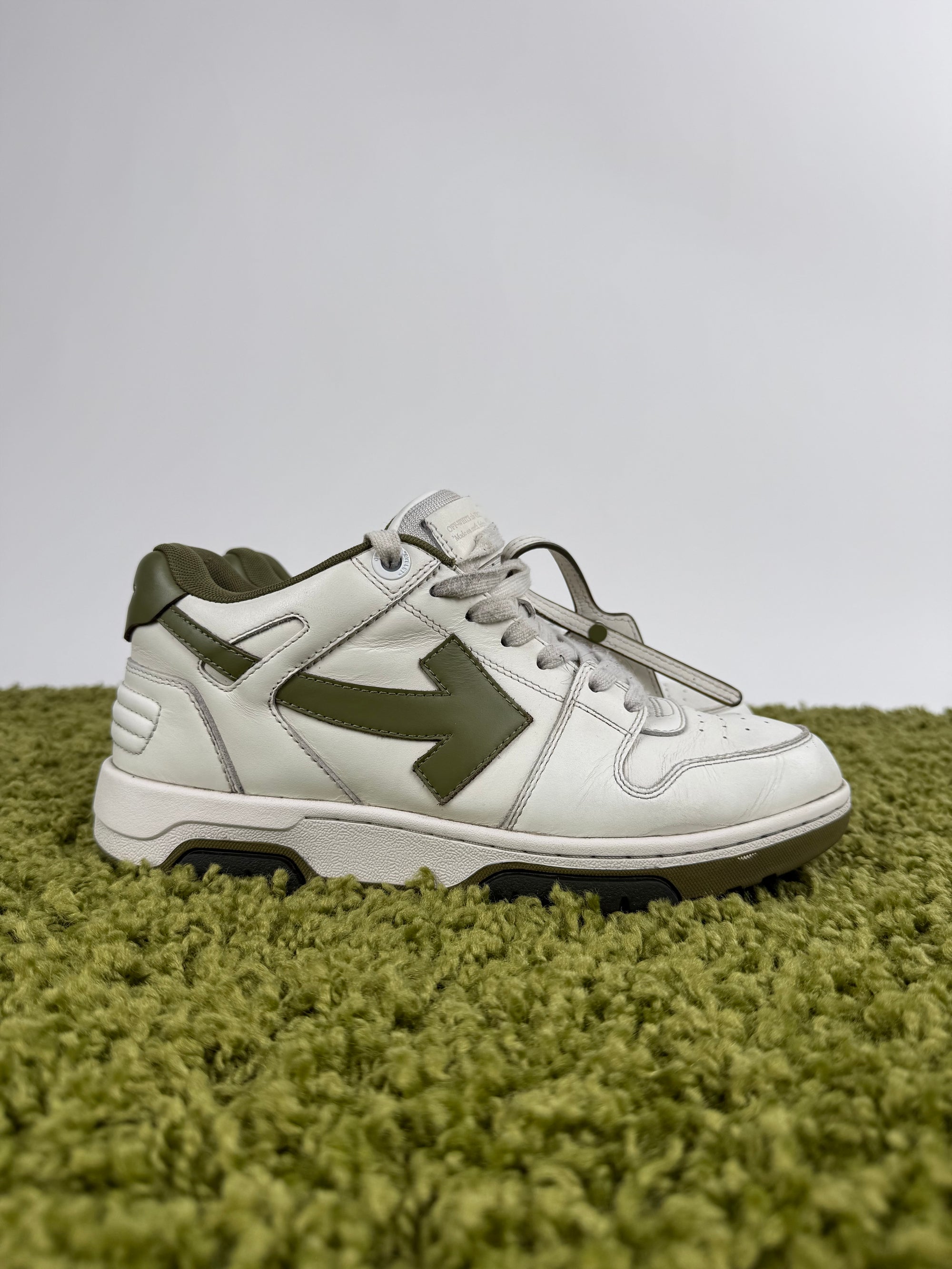Off White Out Of Office bianche Verdi 40.5