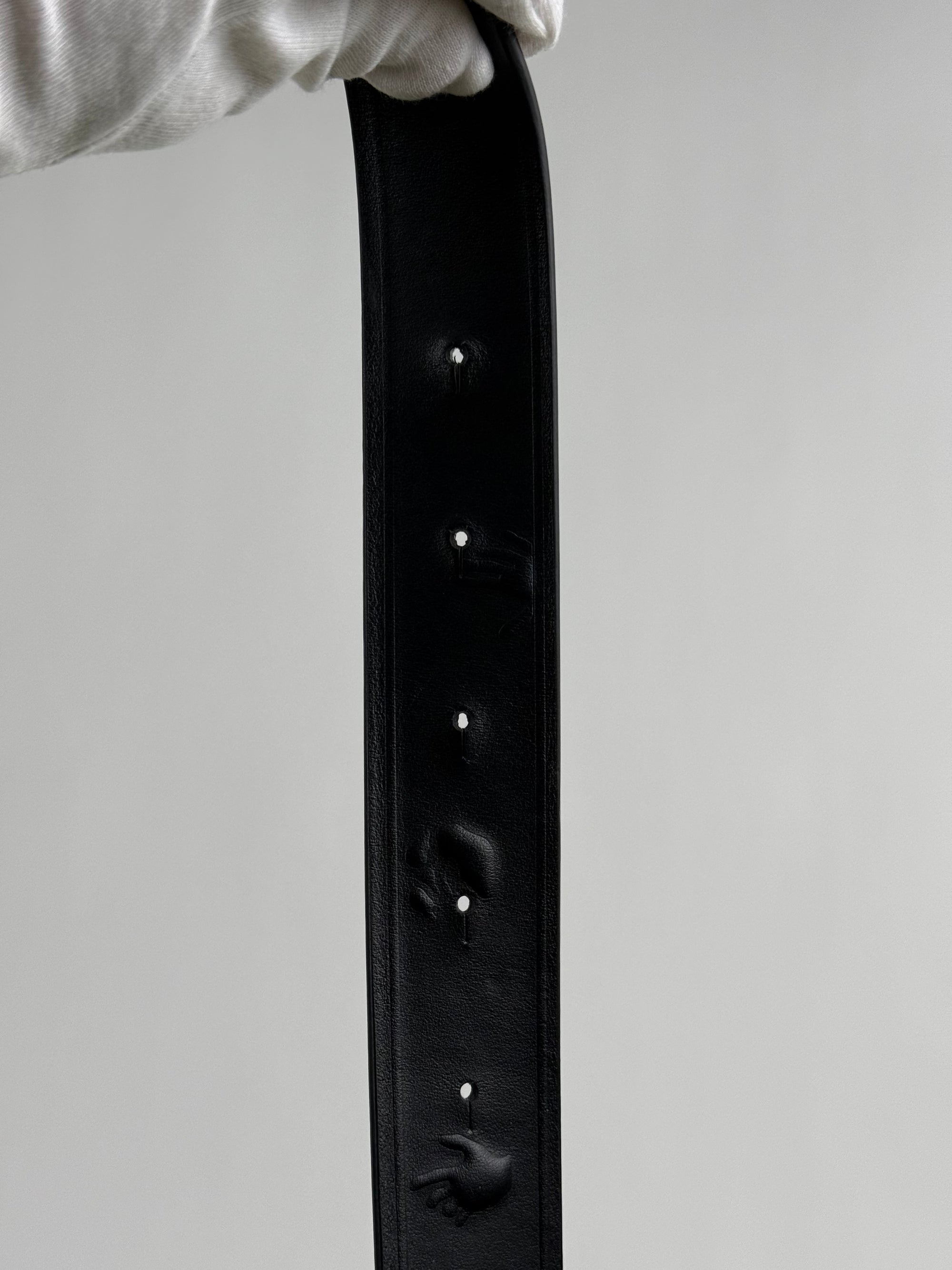 Cintura Off White Nera 100cm