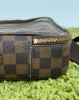 Borsa Sabana In tela Damier Ébène Louis Vuitton Marrone