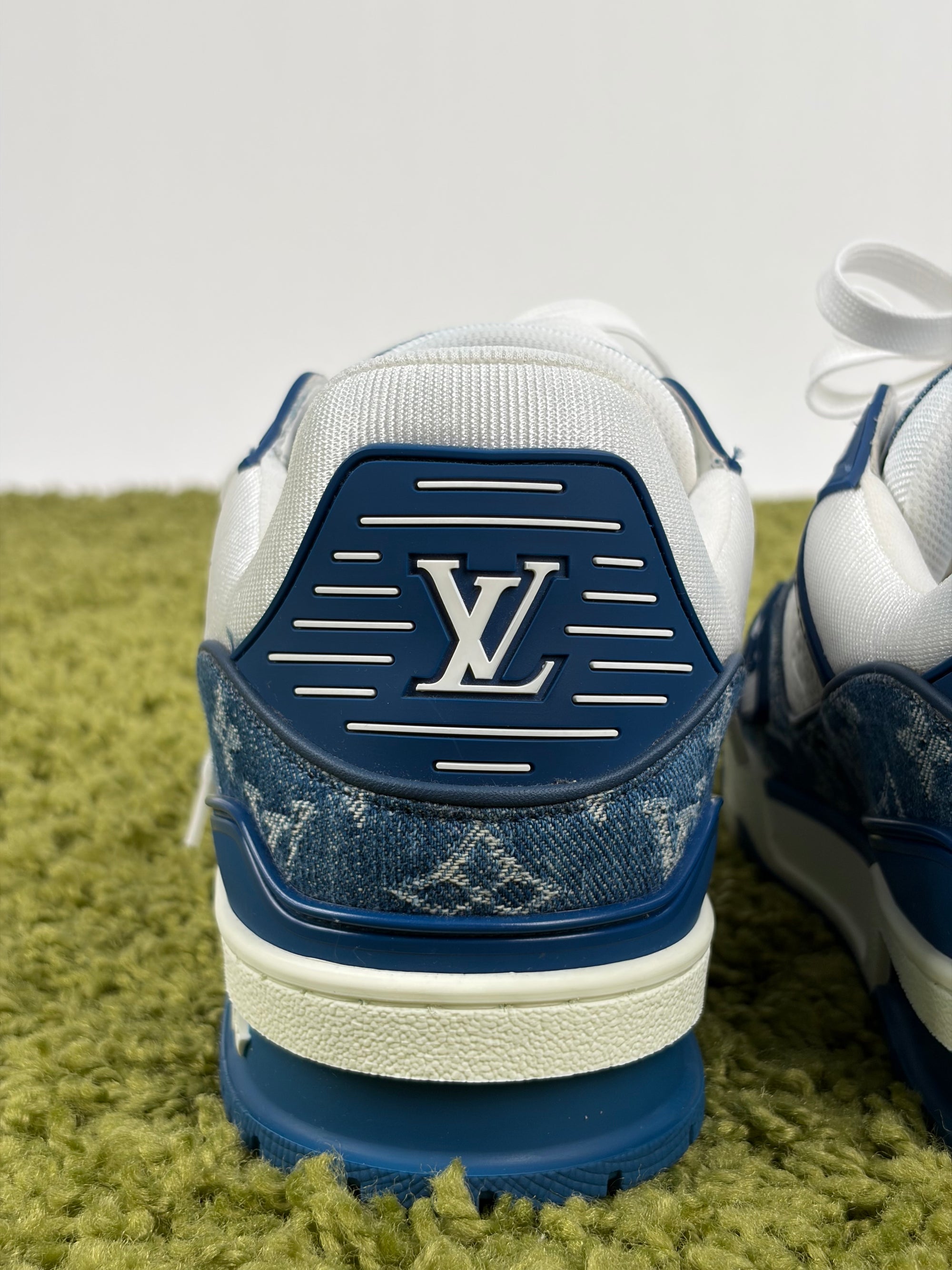 Louis vuitton trainer Size 8=42 calza 43 blu e bianca