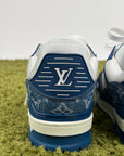 Louis vuitton trainer Size 8=42 calza 43 blu e bianca
