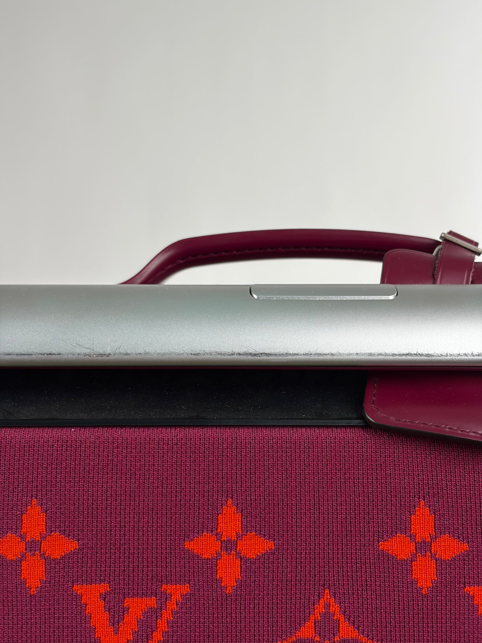 Trolley louis vuitton horizon 55 fucsia e arancione