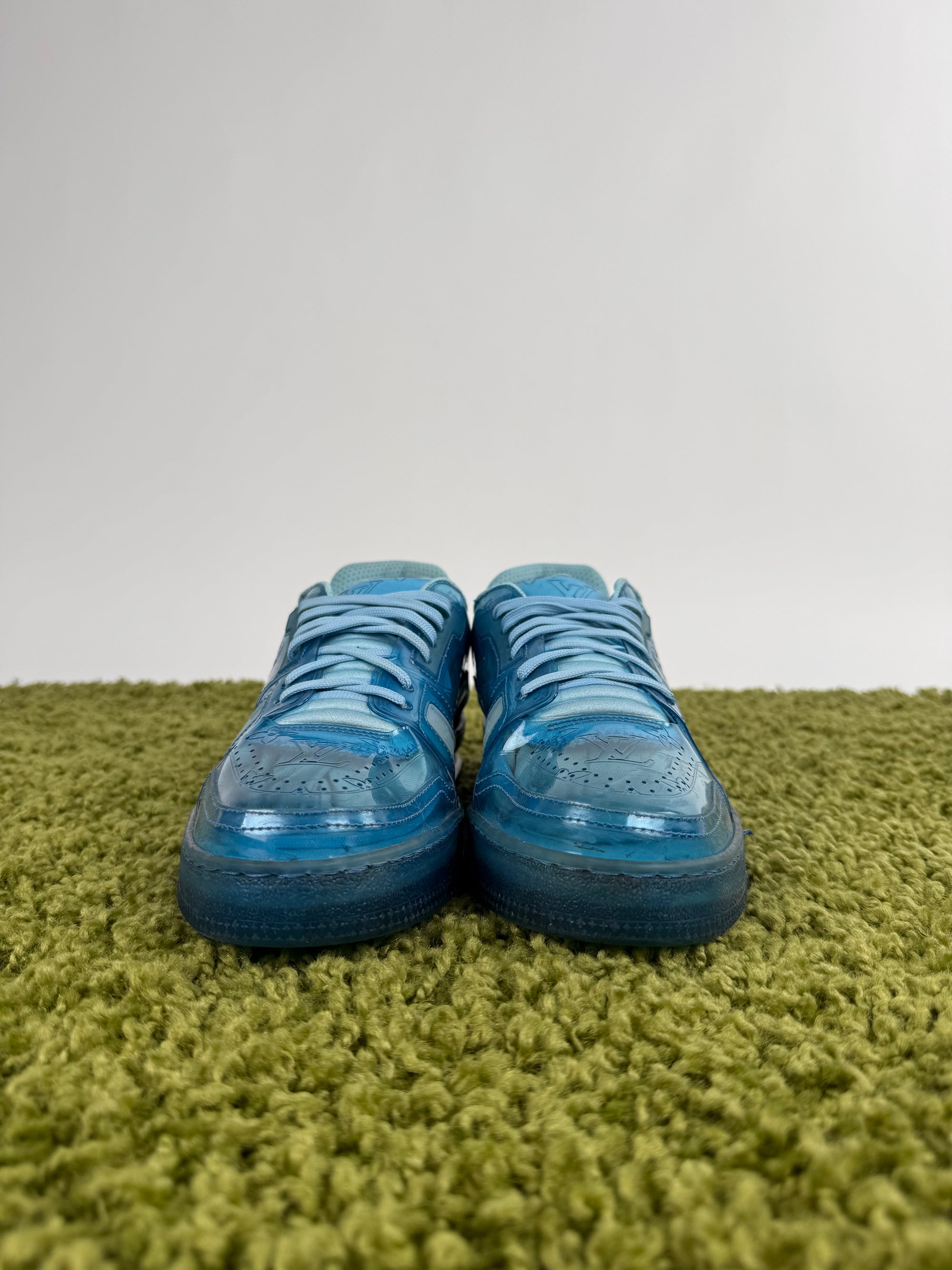 Louis Vuitton Trainer trasparente azzurra 8