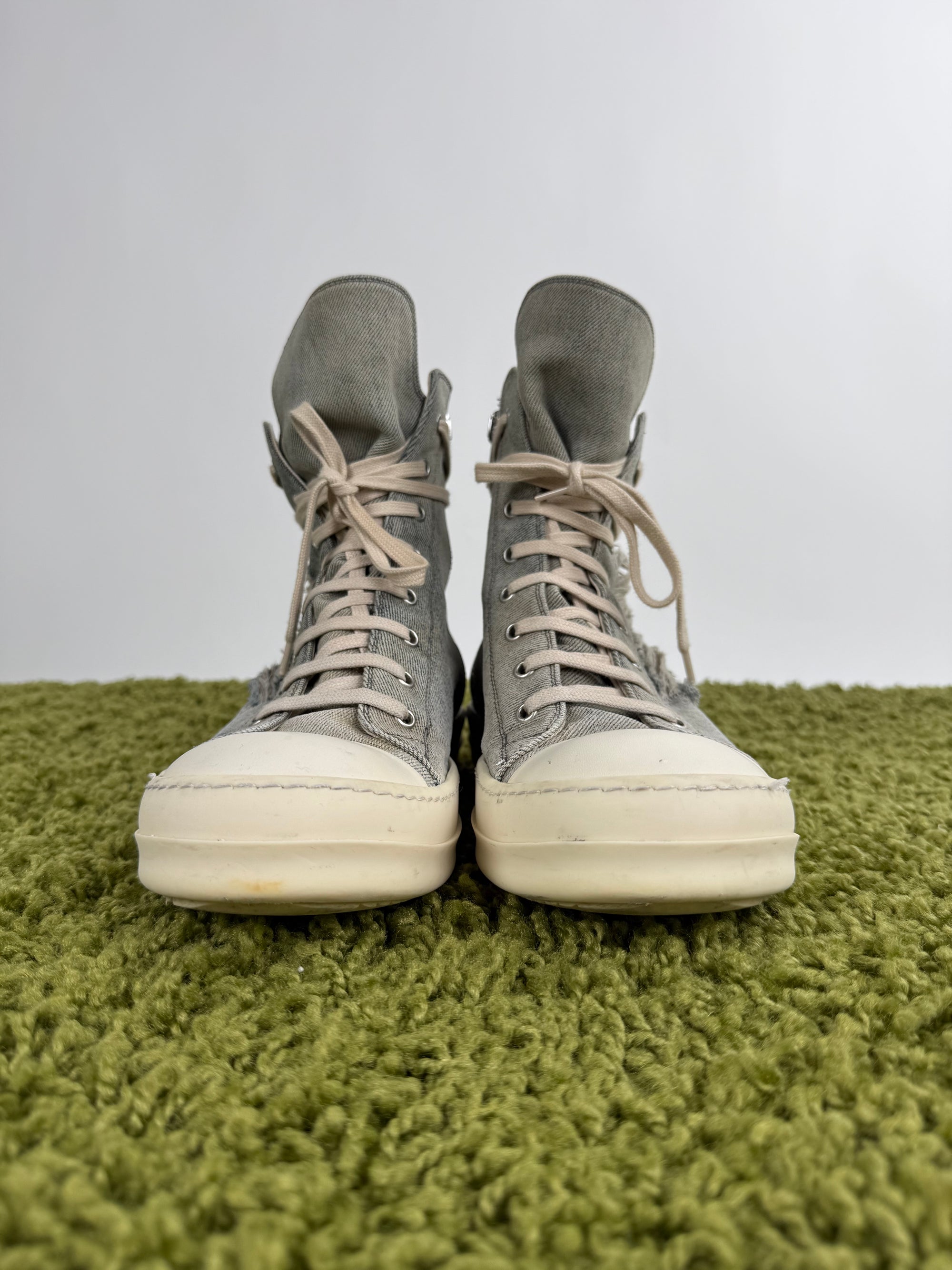 Rick Owens High Top Distressed In denim 42