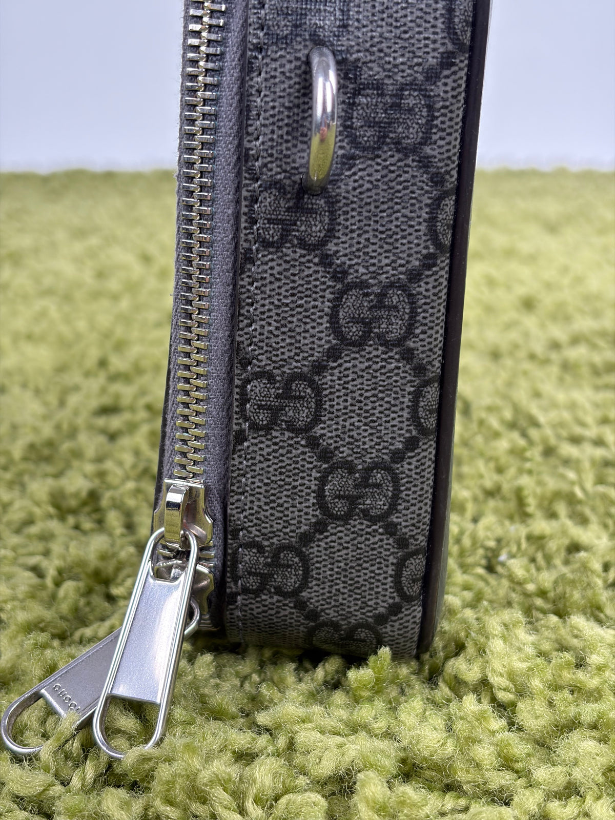 Borsa Gucci Ophidia in Tela GG Verde con tracolla rimovibile