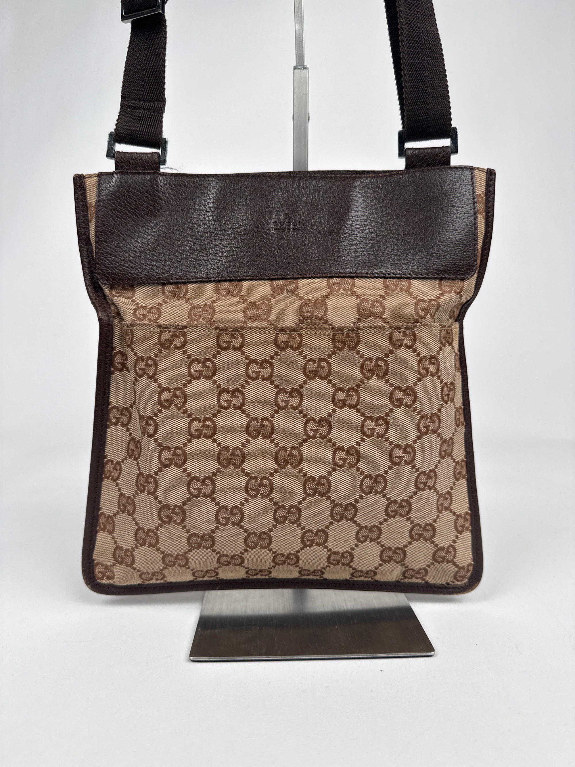 Borsa a tracolla Gucci in tela
