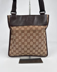 Borsa a tracolla Gucci in tela