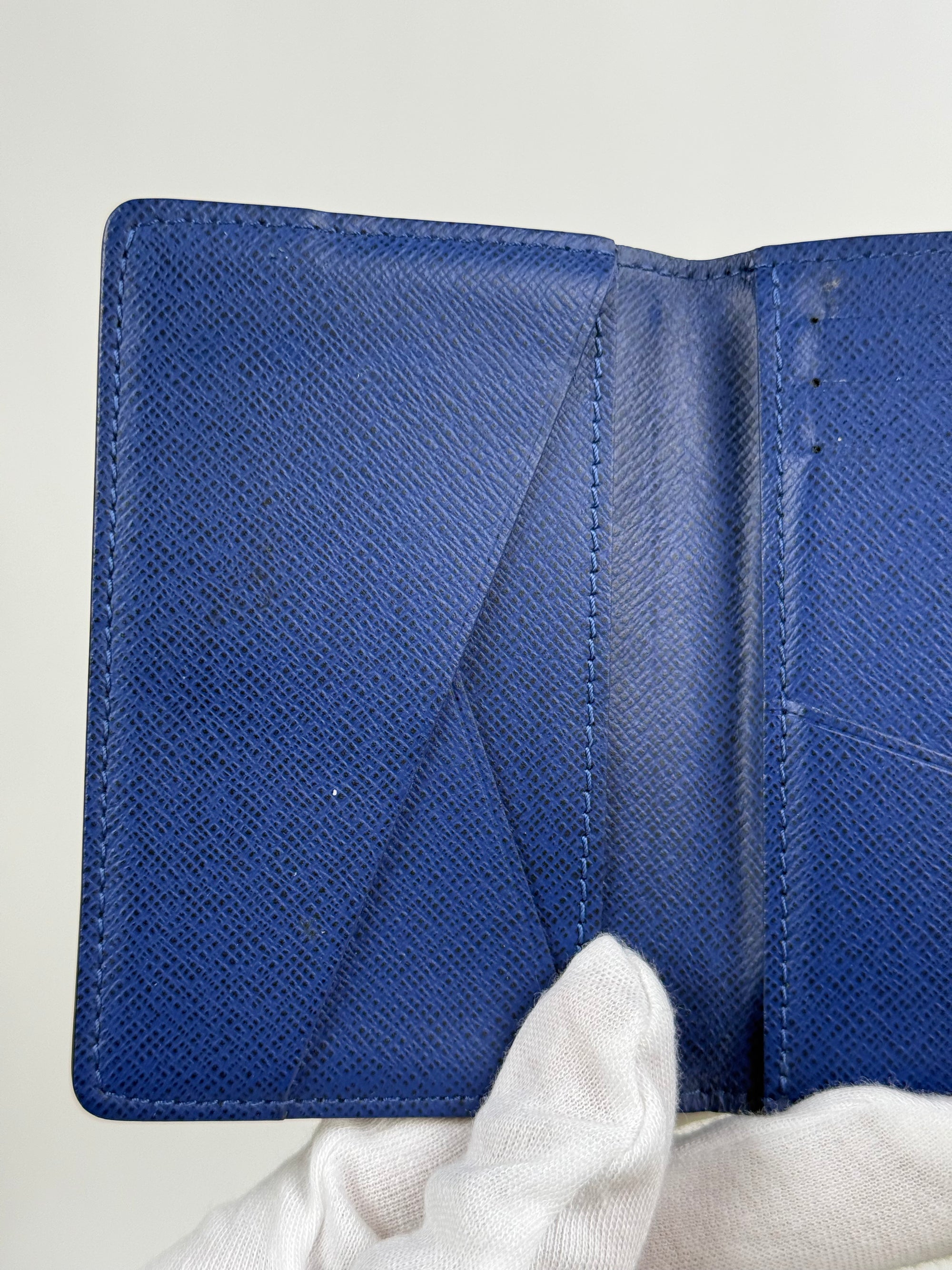 Portacarte Louis Vuitton Blu