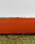 Borsa Ferragamo Gancini Chain Arancione