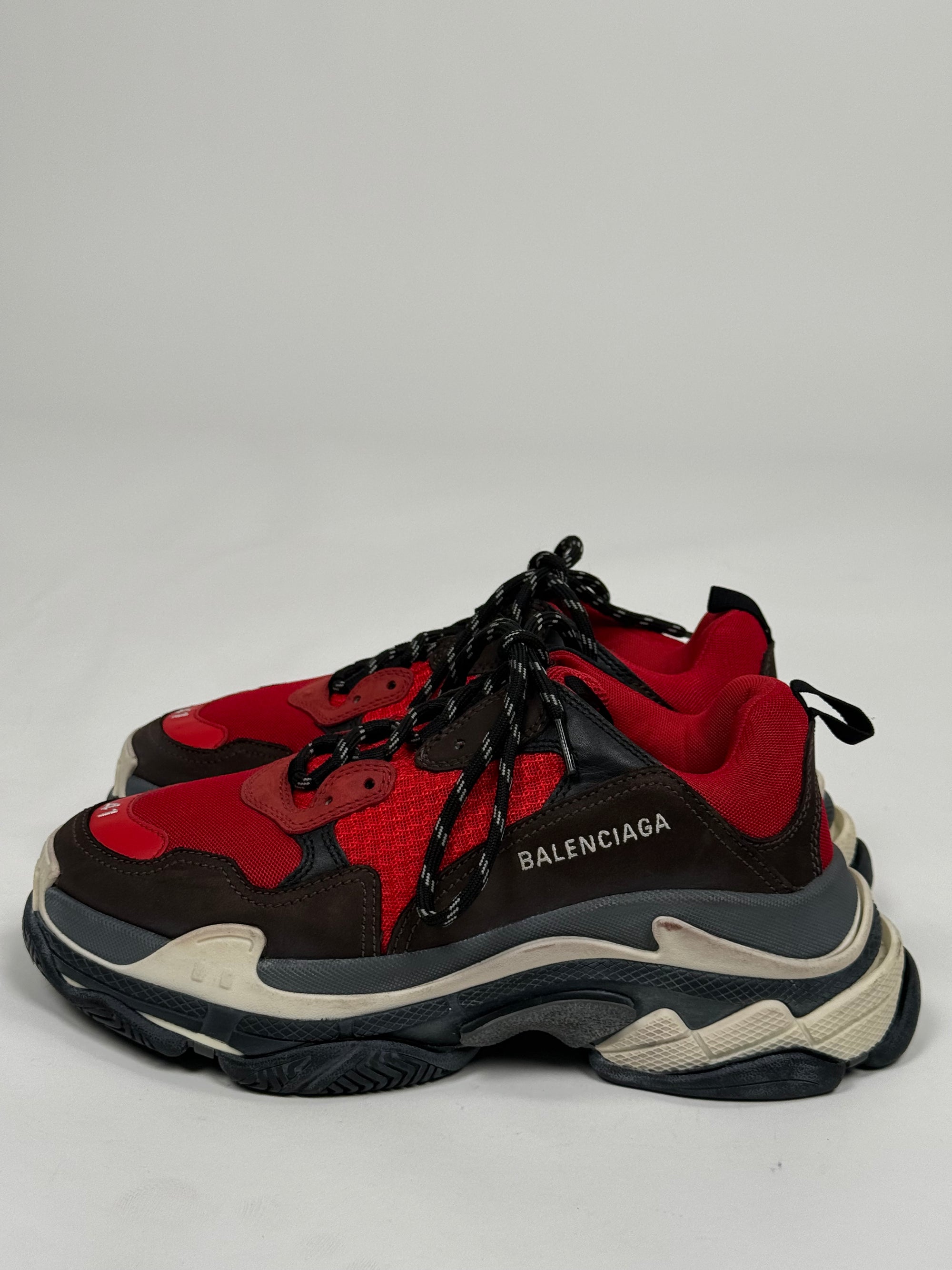 Balenciaga Triple S Size 41 rosse e nere
