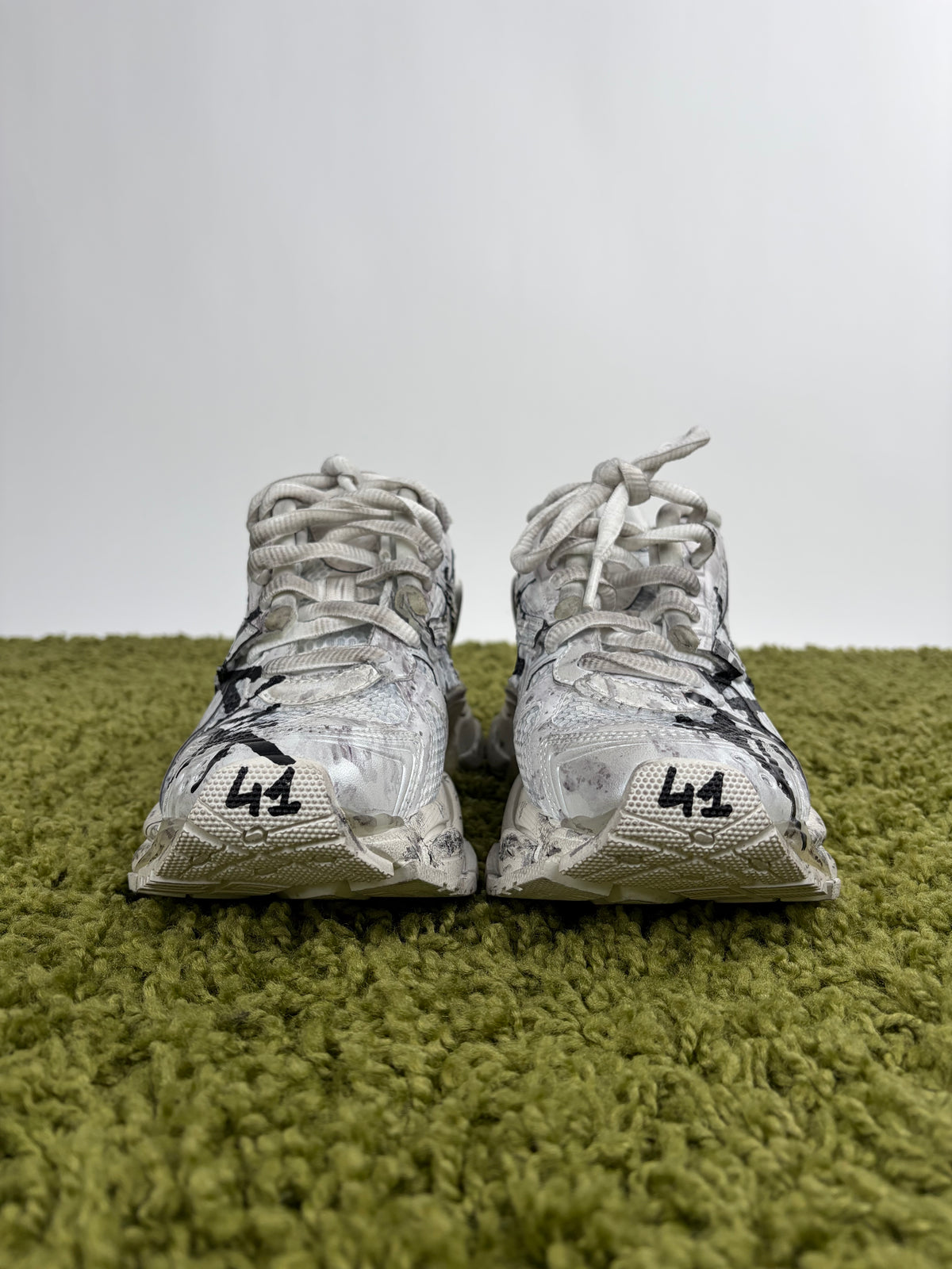 Balenciaga Runner Graffiti Grigio 41