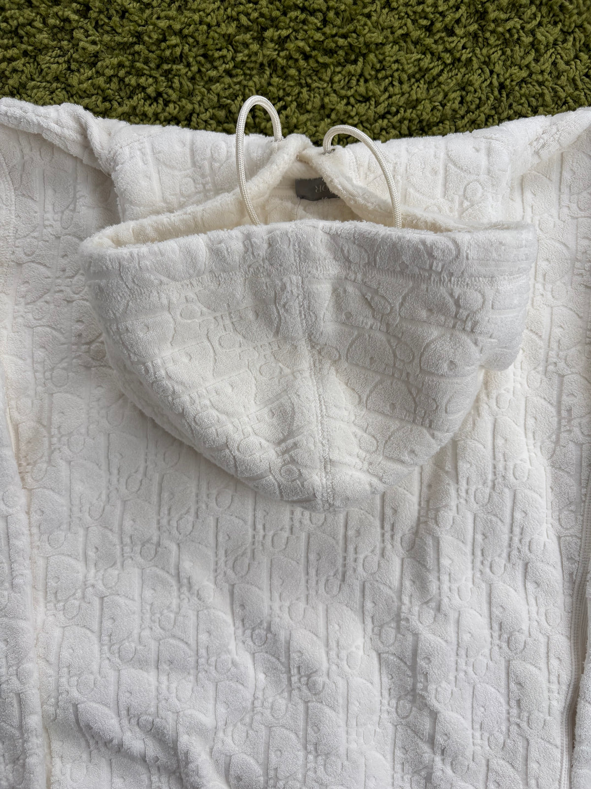 Felpa Christian Dior Oblique jacquard Bianca S