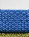 Beauty Case Boeing Goyard in tela Goyardine Blu