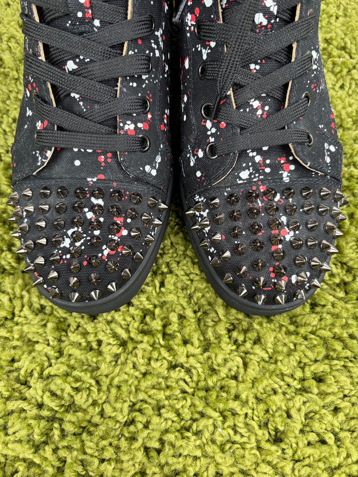 Christian Louboutin Spikes High Nera Multicolor 41 - Second Hand Di Fiore