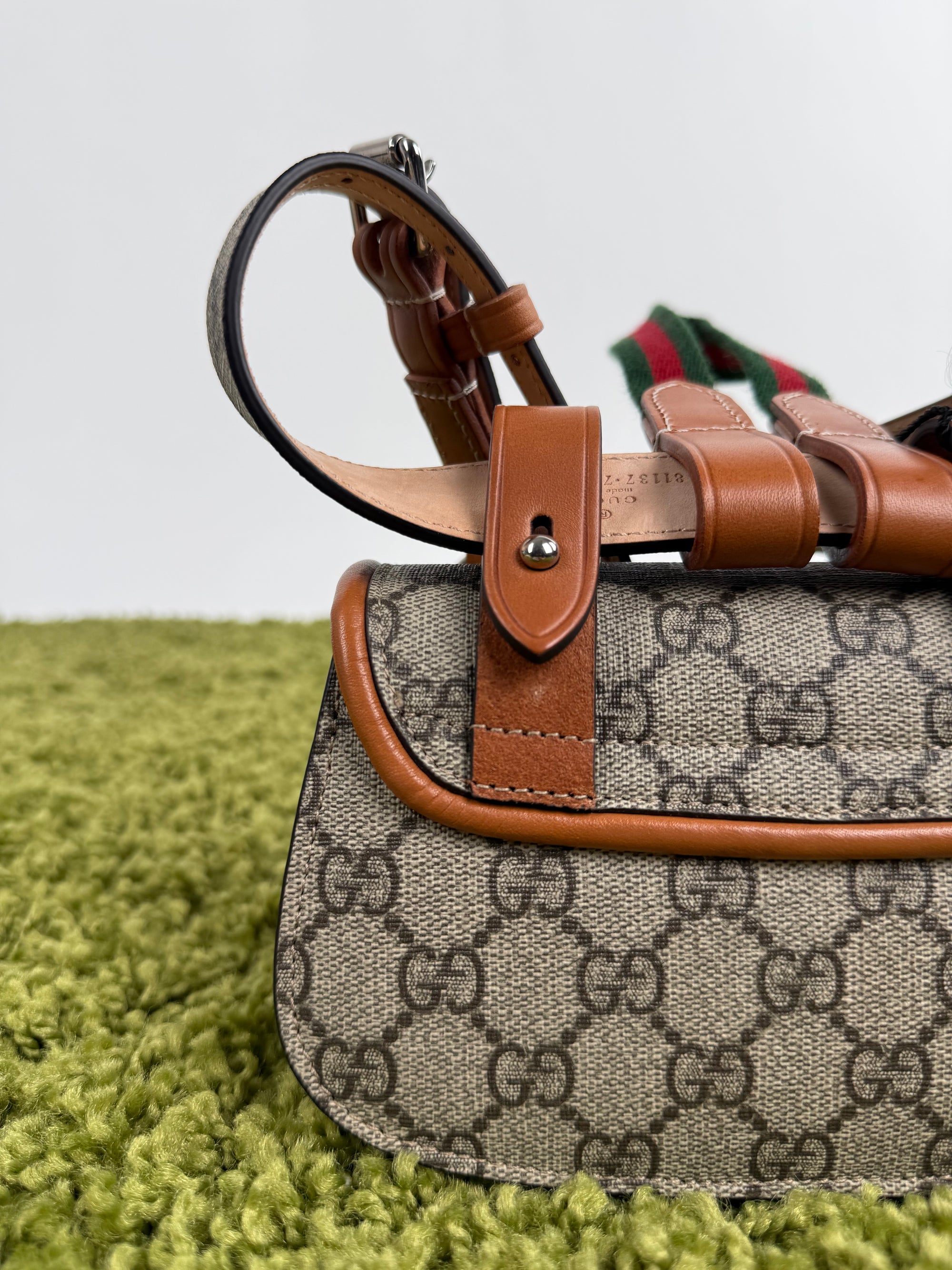 Marsupio gucci beige in tela