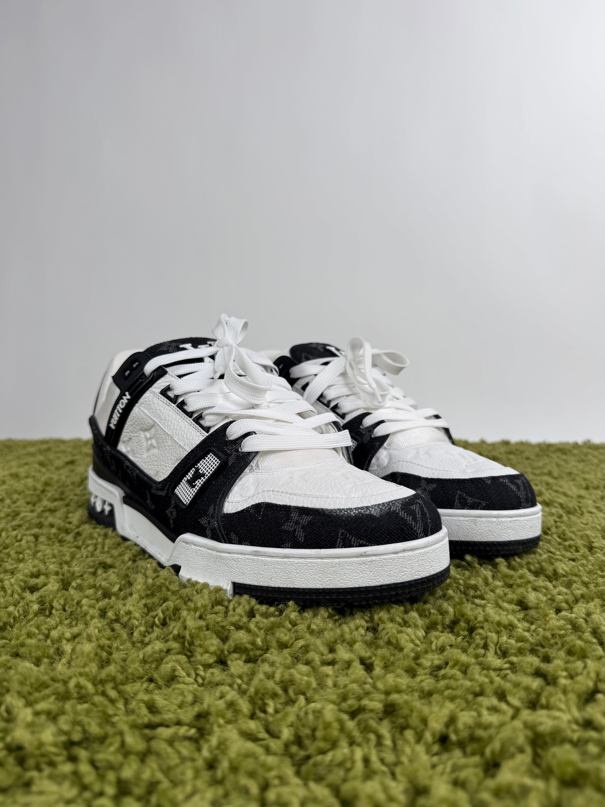 Louis Vuitton Trainer in denim Nero 10