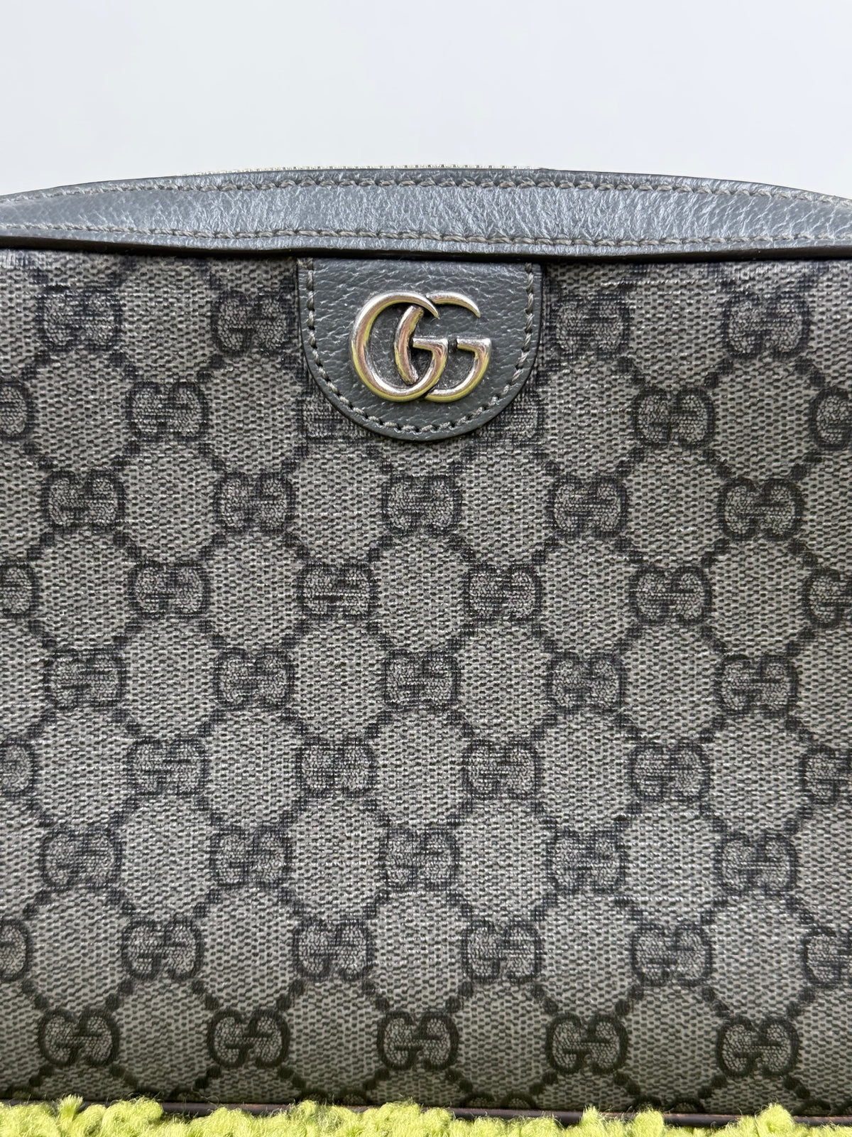 Borsa a tracolla Ophidia Gucci Monogram Verde