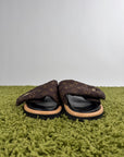 Mule Bassa Pule Pillow Louis Vuitton Marrone 40