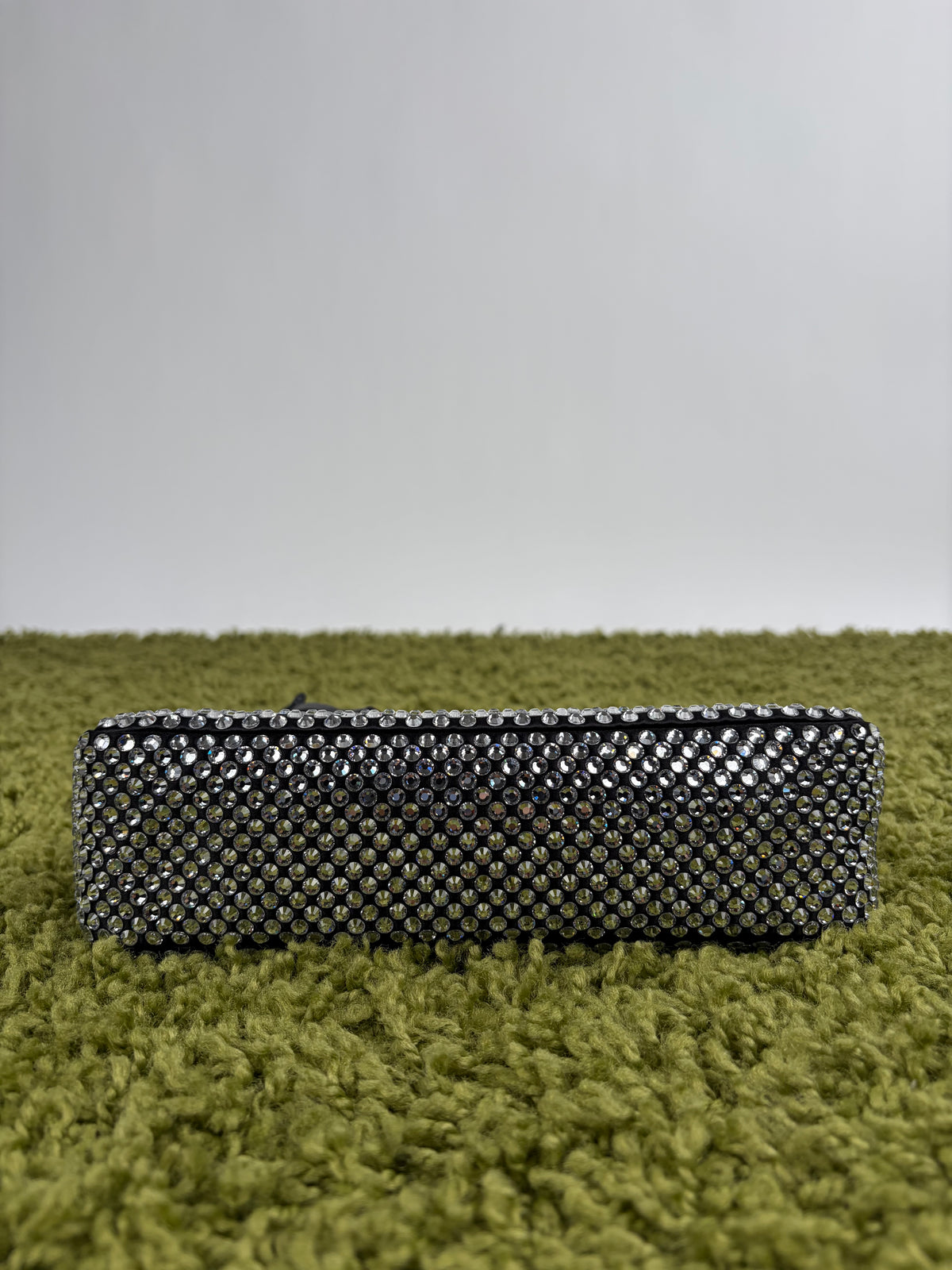 Borsa Prada Re Edition Nera con Cristalli