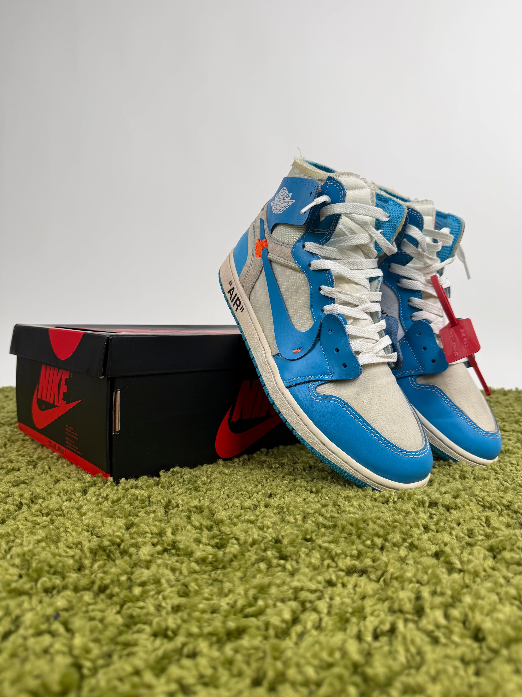 Air Jordan 1 Retro High X Off White University Blue 44.5