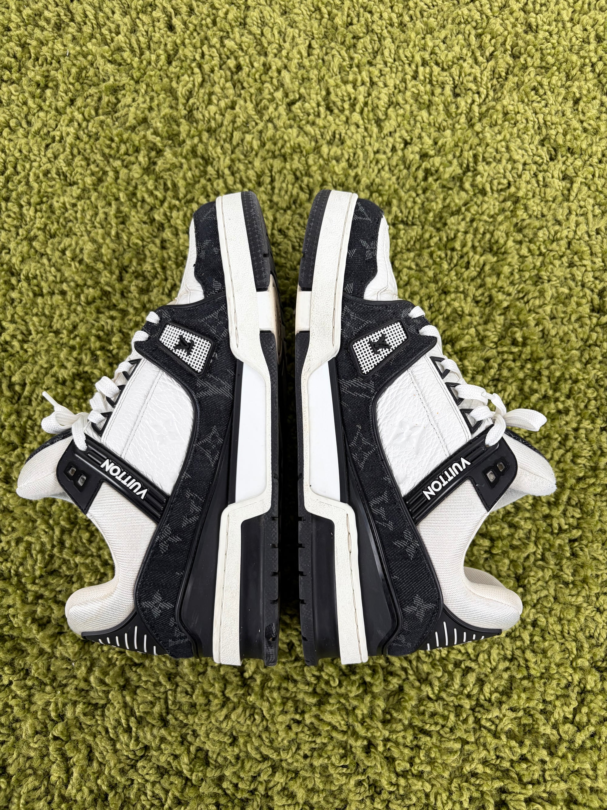 Louis vuitton Trainer Size 7.5=41.5 calza 42.5 nera e bianca