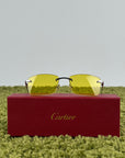 Occhiali Cartier Gialli