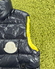 Gilet Moncler Parke in Nylon Nero