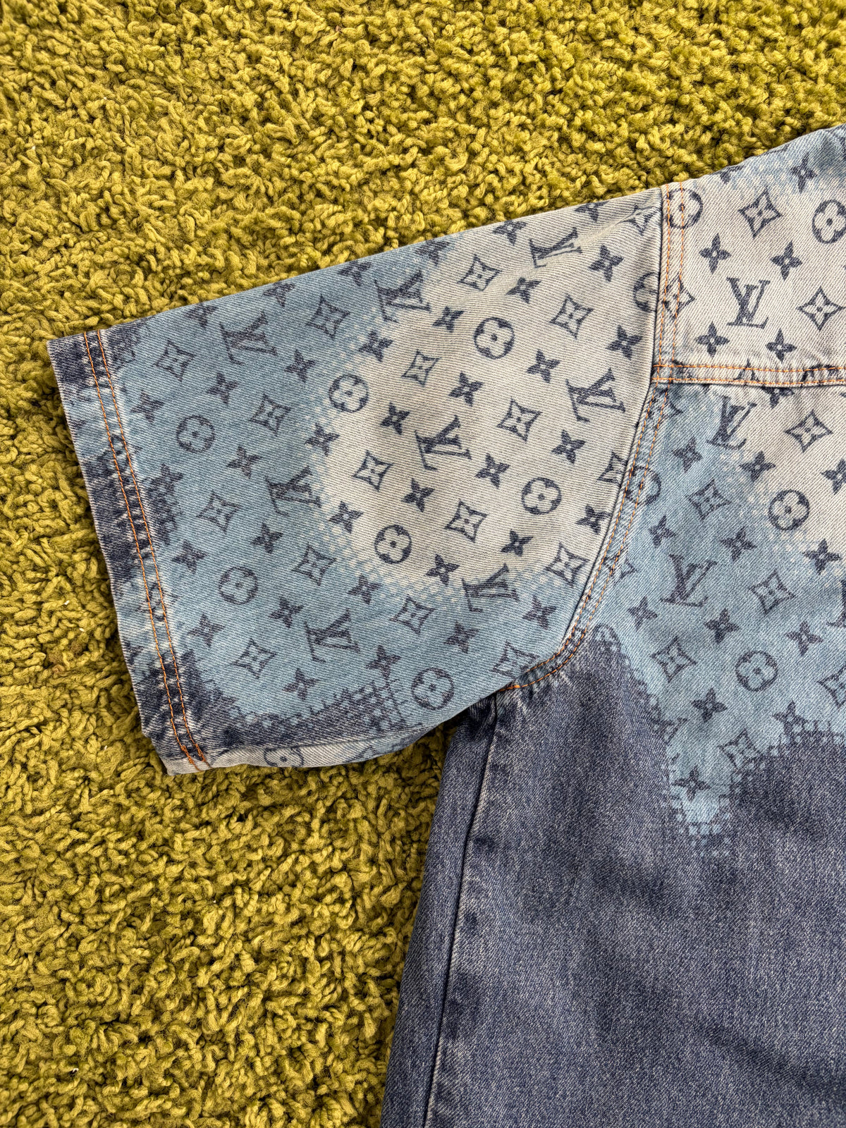 Giacca Louis Vuitton Monogram Halftone Denim L