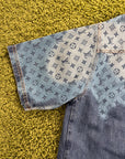 Giacca Louis Vuitton Monogram Halftone Denim L