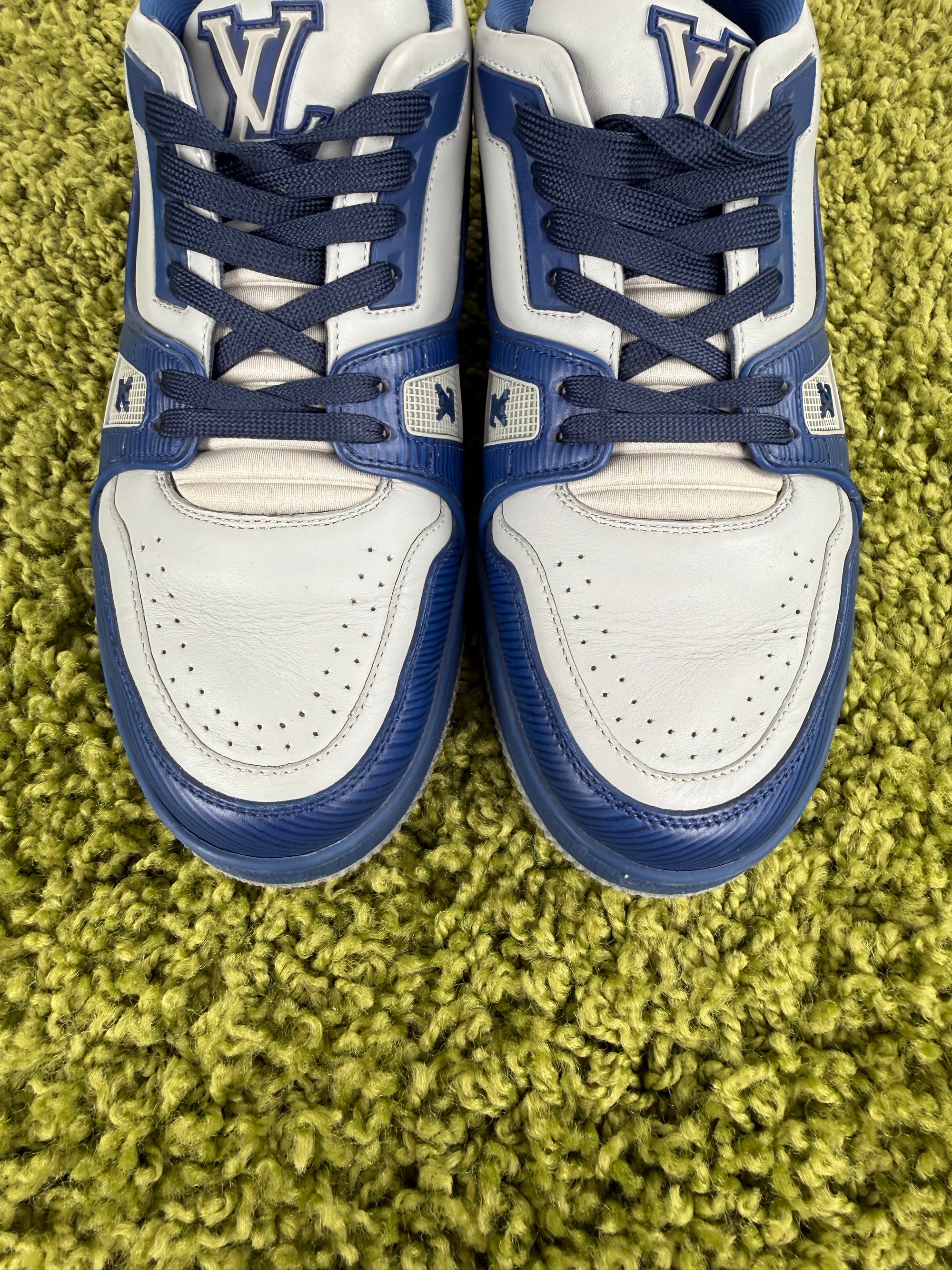 Louis Vuitton Trainer Blu Grigio 6