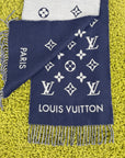 Sciarpa Louis Vuitton Monogram  Blu Grigia