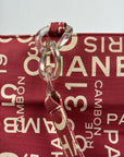 Borsa tote vintage Chanel 31 Rue cambon Rosso