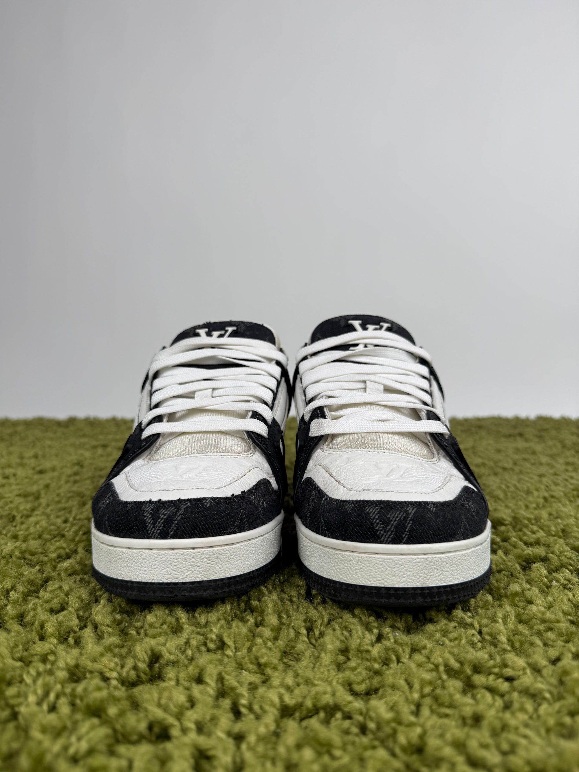 Louis Vuitton Trainer in denim Nero 6