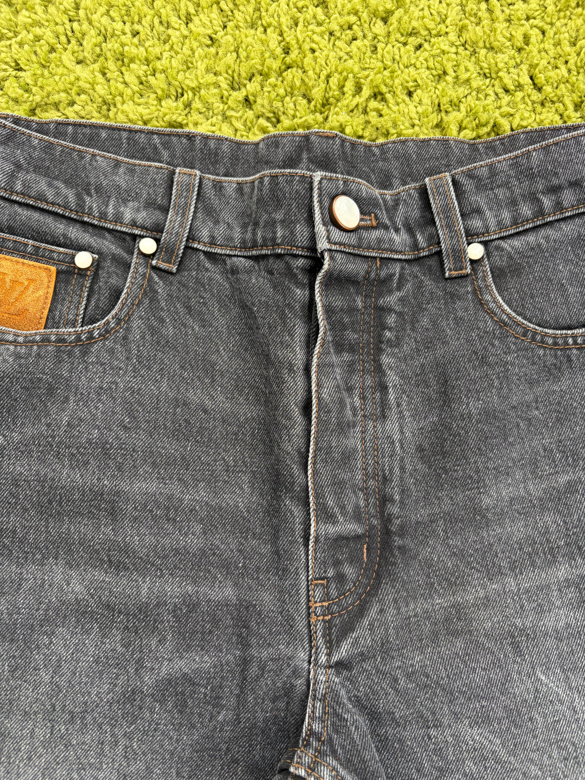Jeans Louis Vuitton In Denim Nero 32